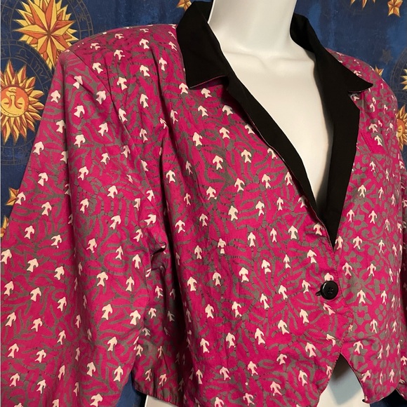 80s vintage handmade blazer - Picture 3 of 8